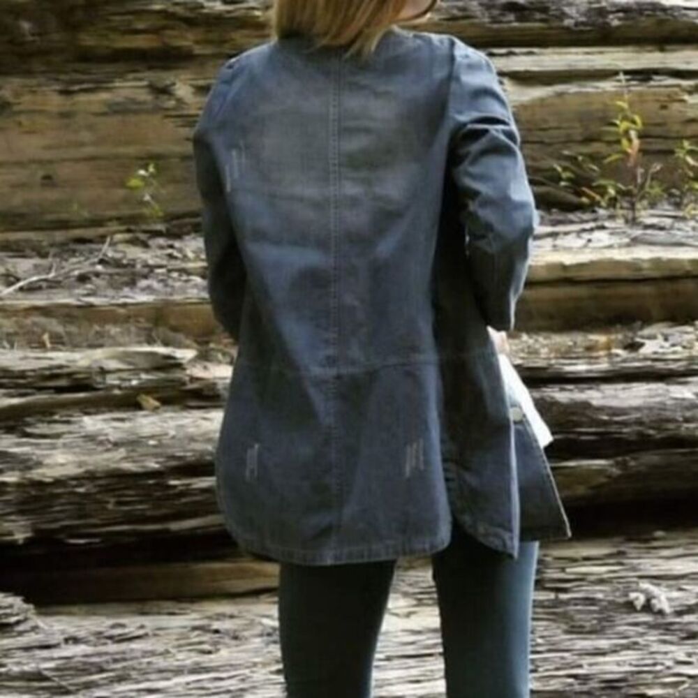 Distressed Denim Jacket - Picture 2 of 16